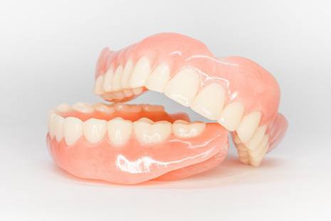 A pair of dentures